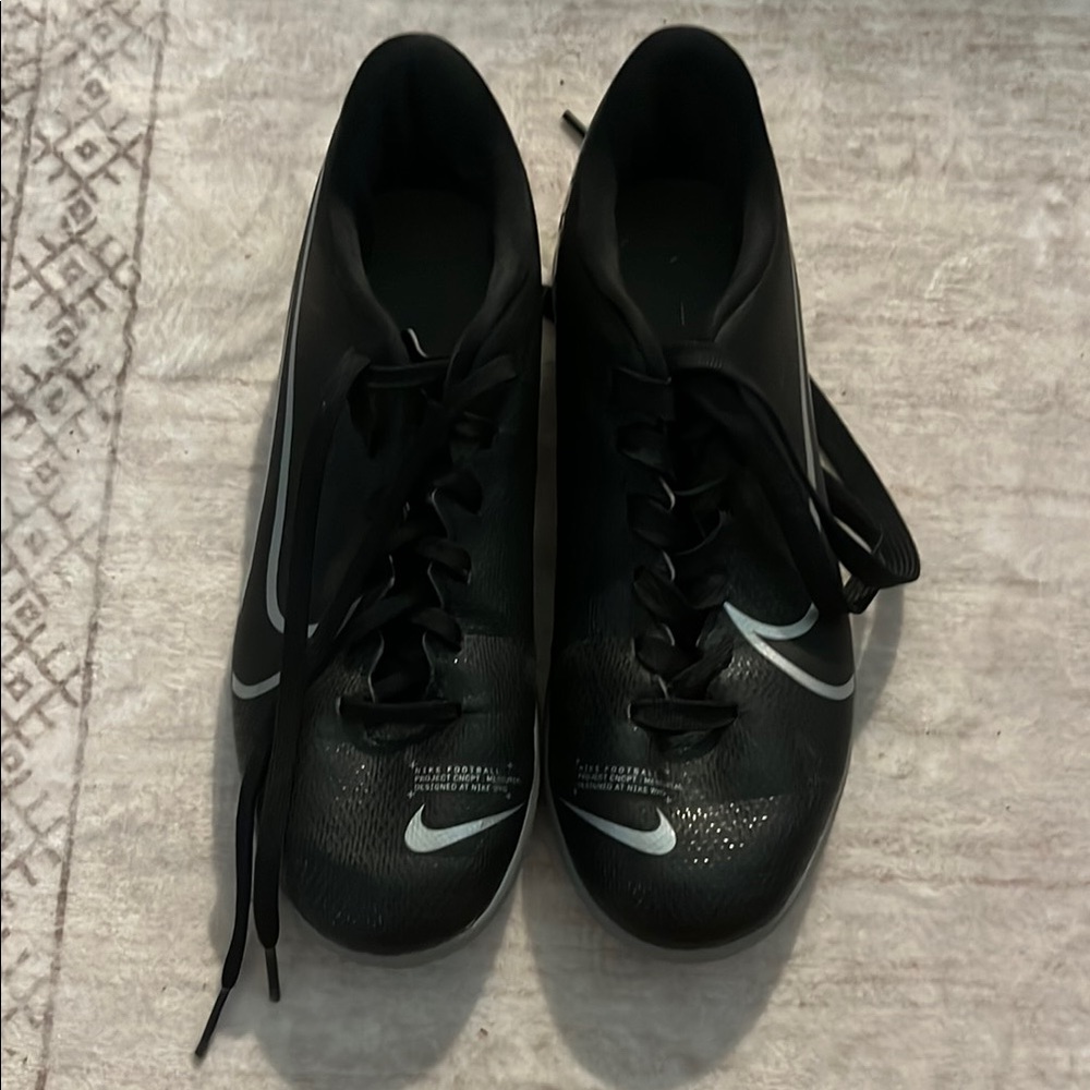Nike Black and White Athletic futsal/turf shoes